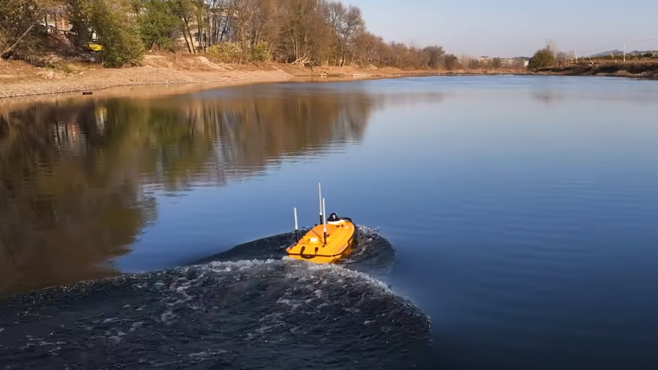 Bathymetric river surveying