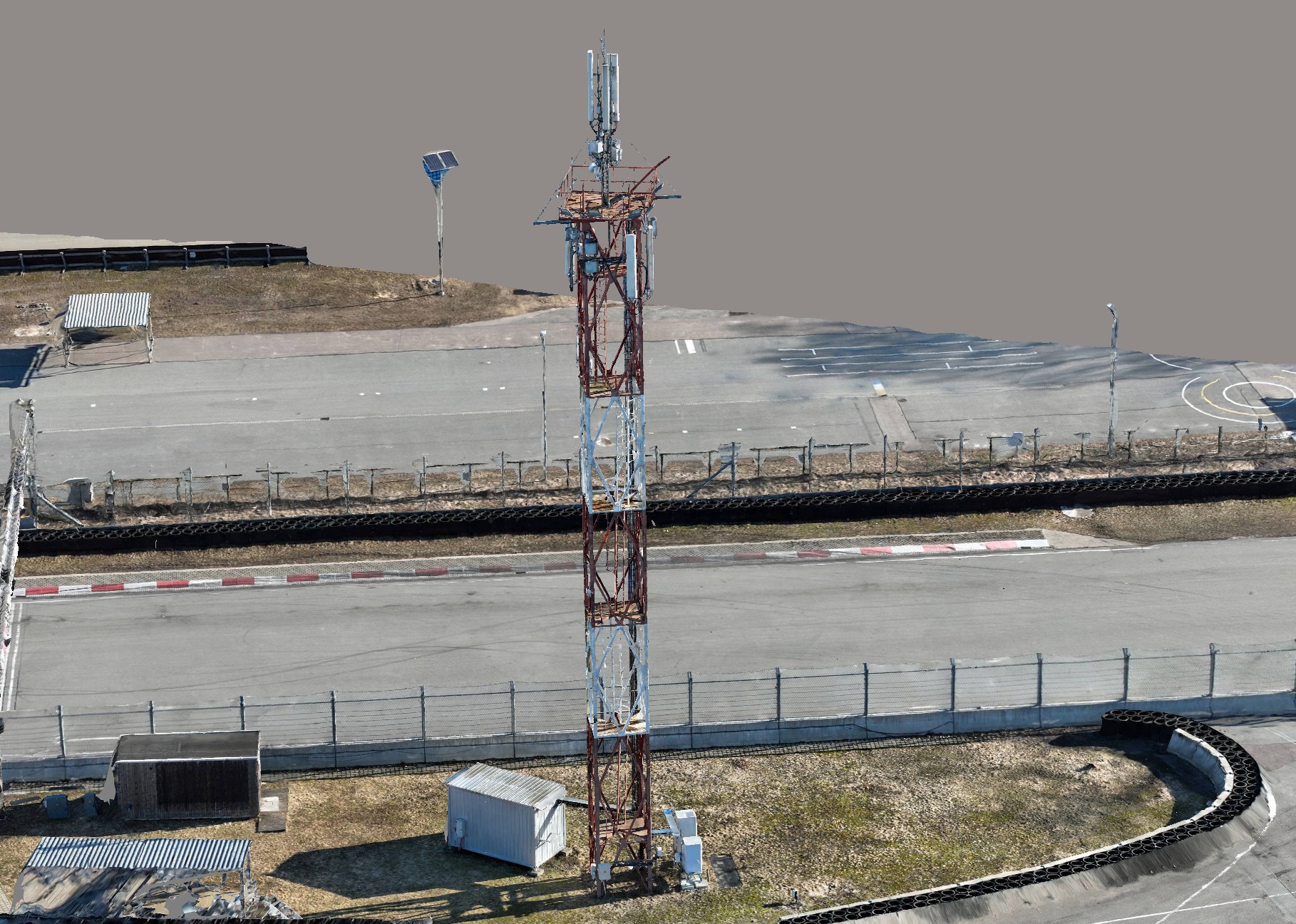 Cellular Tower in 3D model