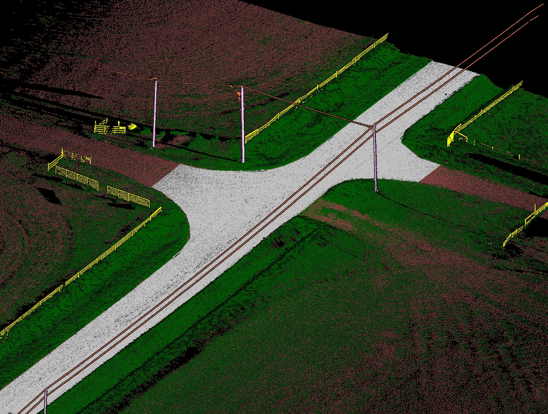 Classified Road Scanning Data