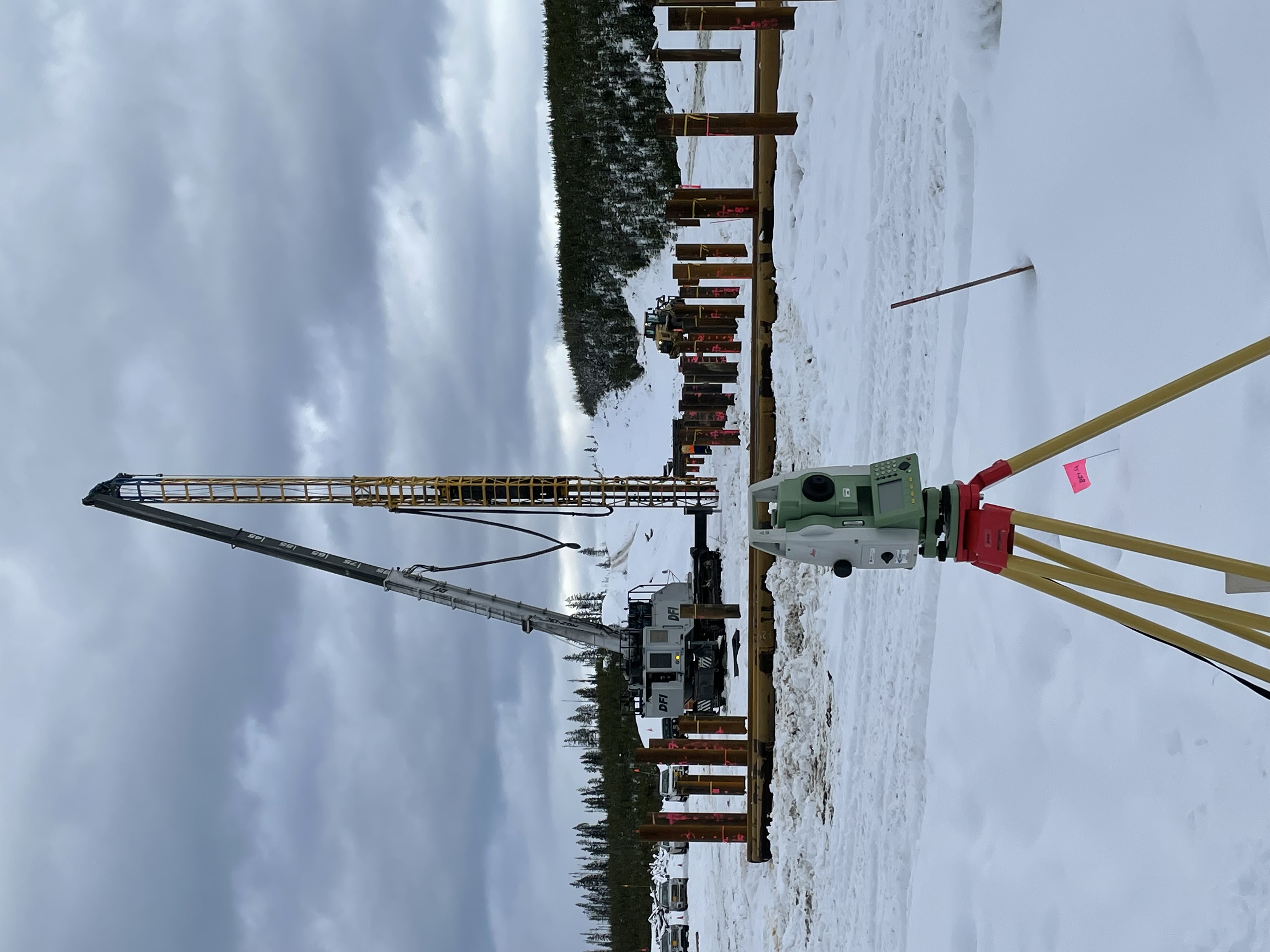 Pile layout