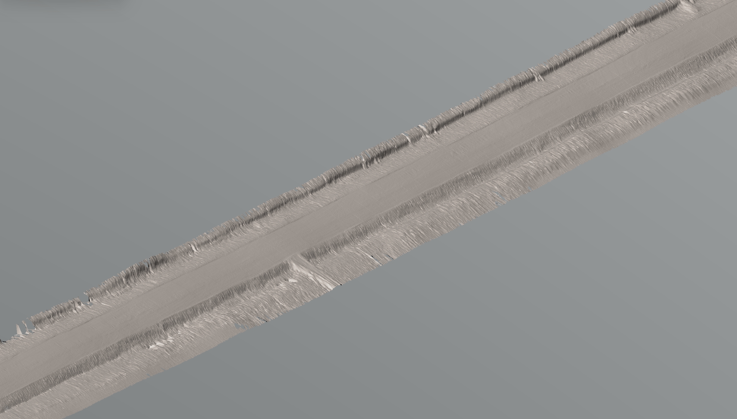 Road Surface extracted from mobile LiDAR data