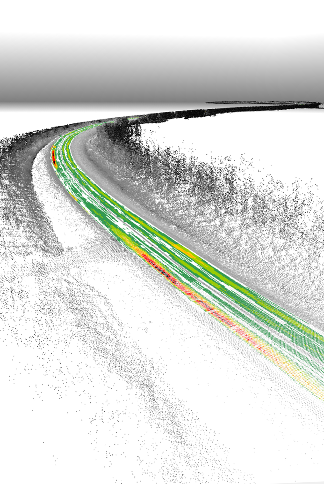Road Rutting detected from Mobile Mapping Data
