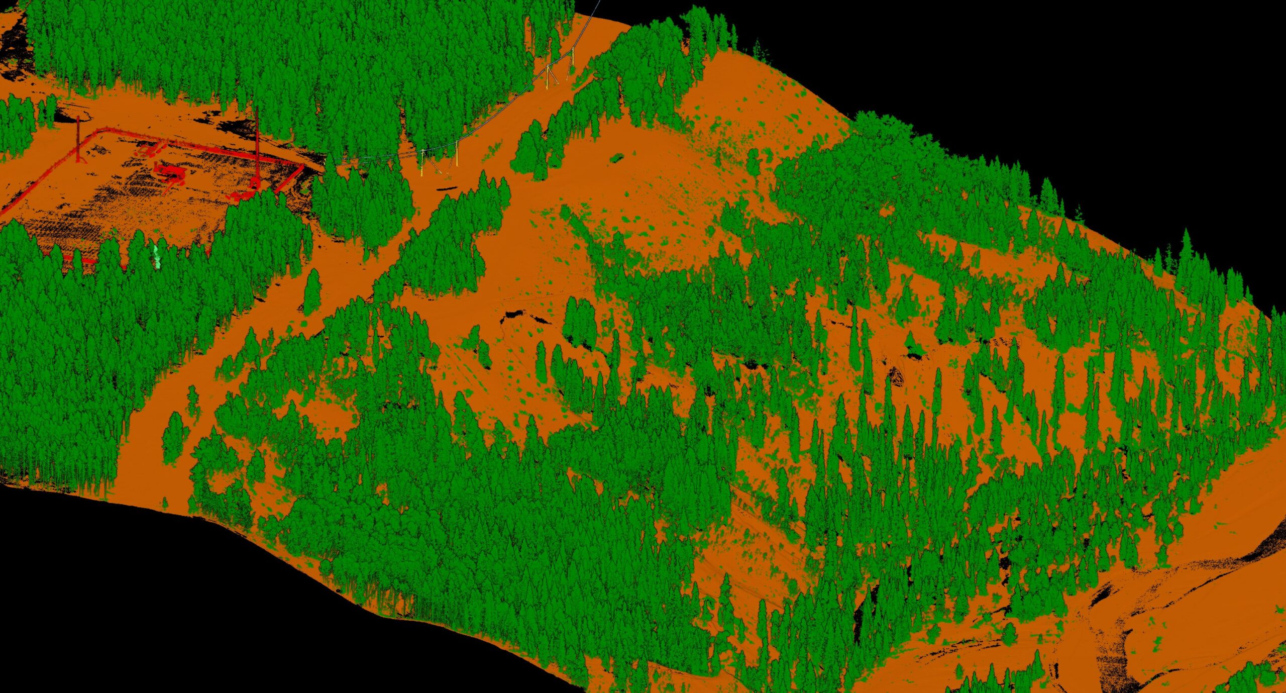 classified point cloud